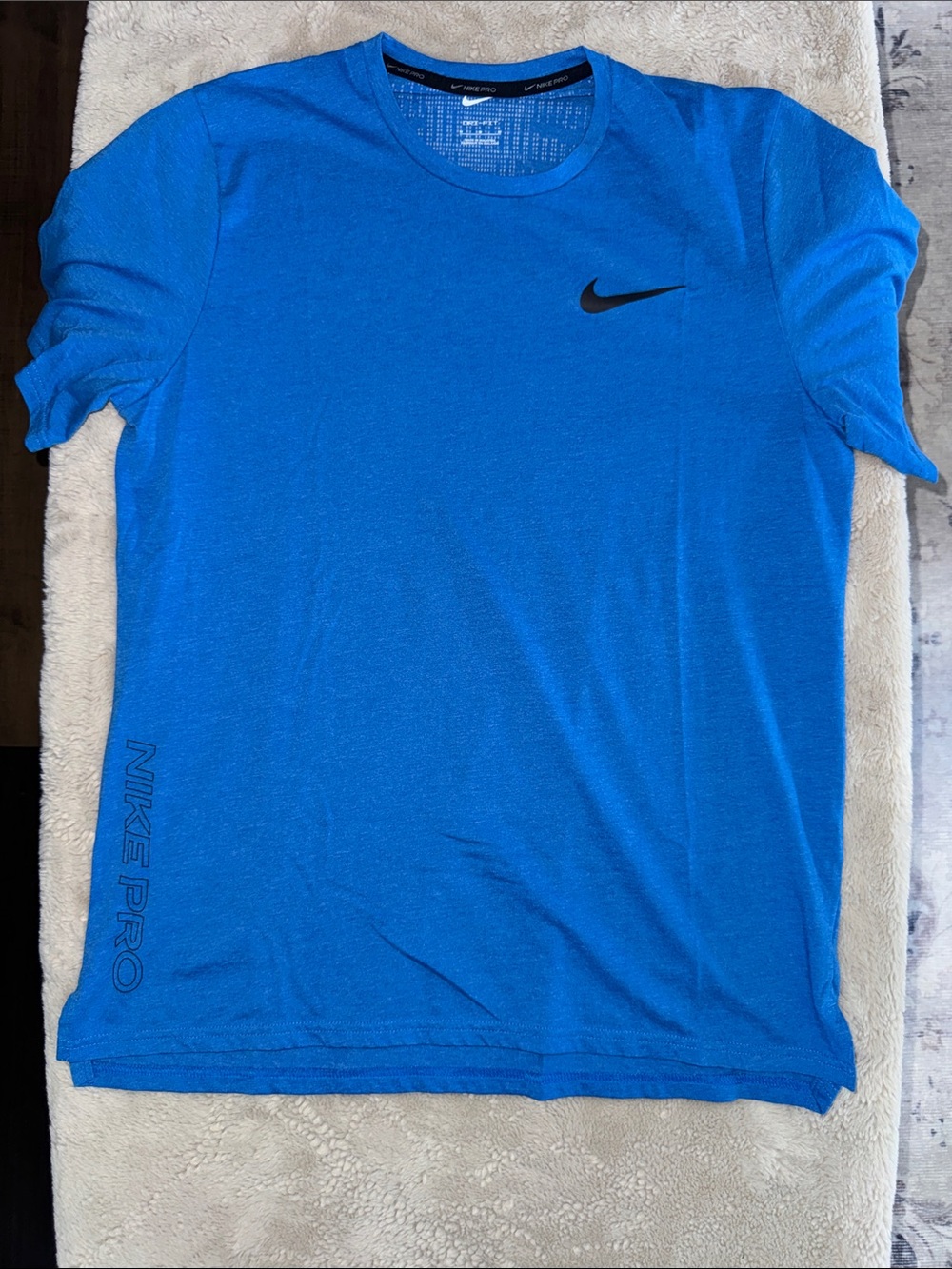 Nike Pro Men’s Royal Blue Dri-fit Performance Tee Shirt